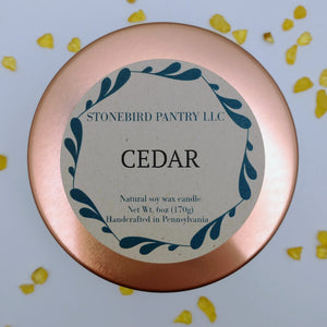 Cedar 6oz Tin